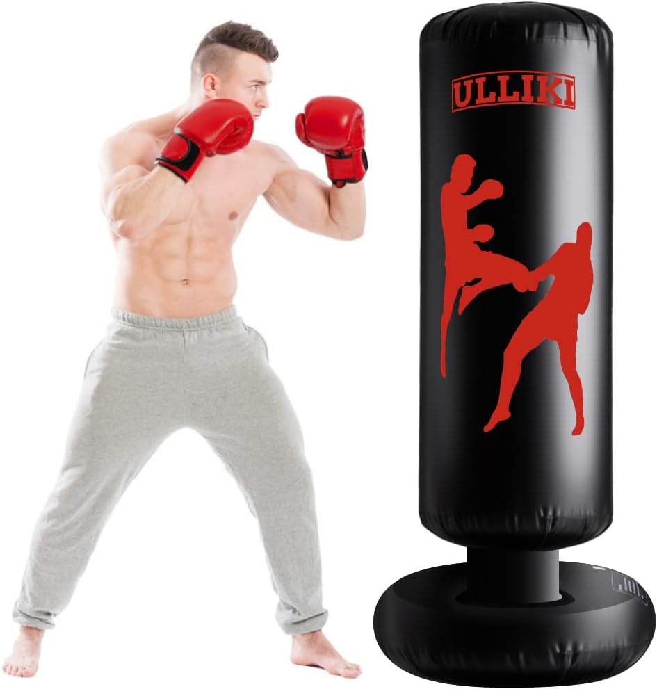 Inflatable Boxing Bag: Bounce-Back Fun for All!