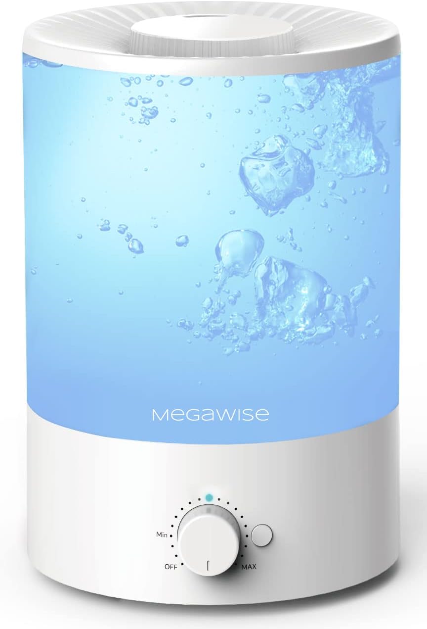 MegaWise Healthy Top-Refill Cool Mist Humidifiers for Bedroom
