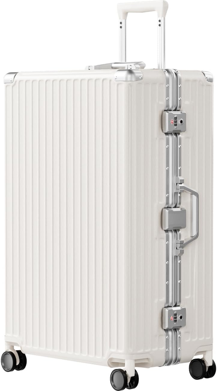 AnyZip Luggage PC+ABS Aluminum Frame Zipperless Suitcase