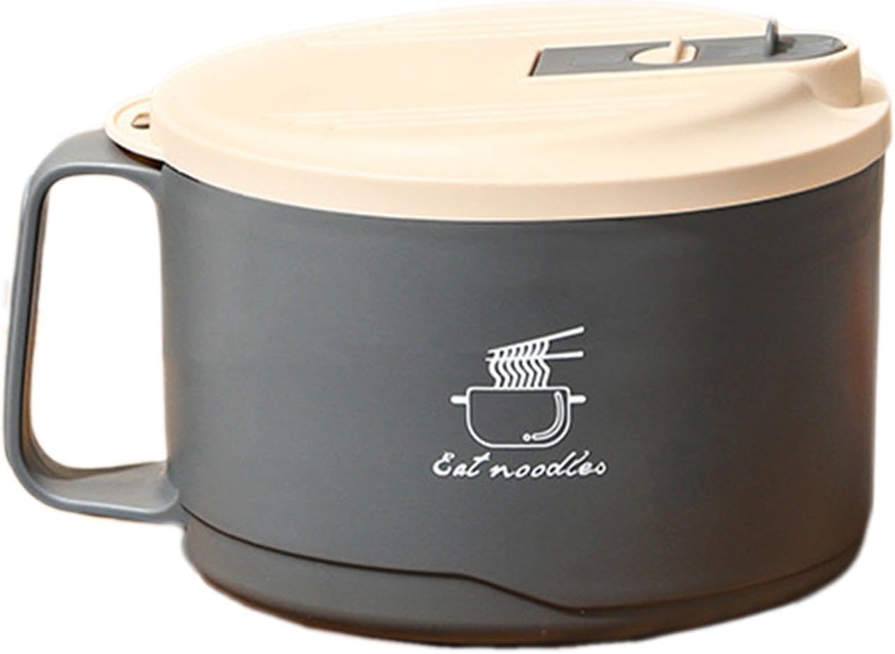 304 Stainless Steel Heat-Insulated Ramen Bowl | Portable & Stylish | Perfect for Office & Travel