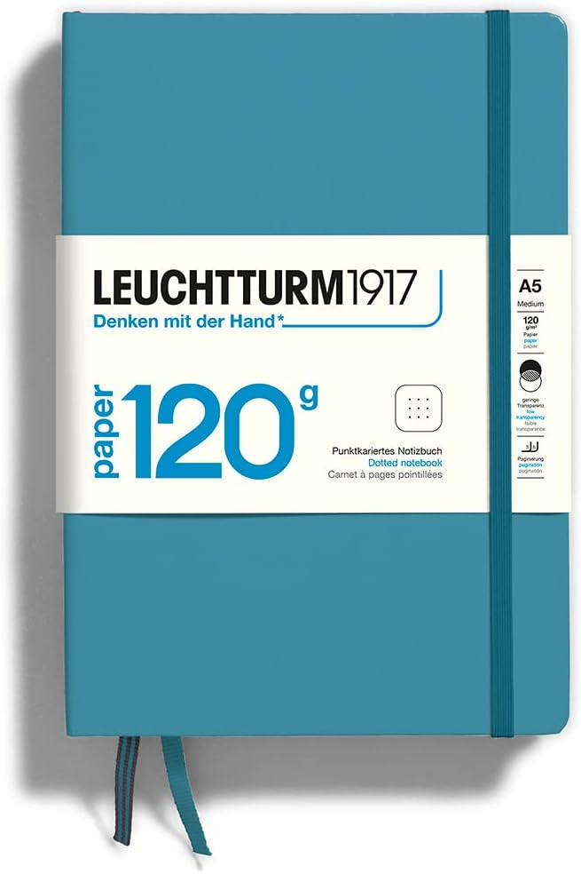 LEUCHTTURM1917 Nordic Blue - Premium 120gsm Dotted Notebook