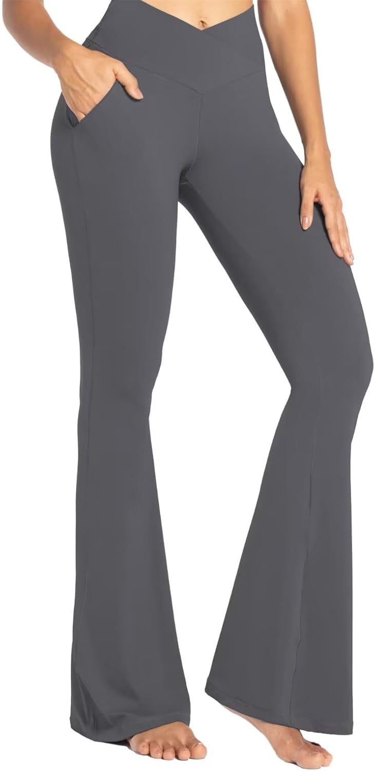 Sunzel Flare Leggings: Tummy Control, Pockets & Style!