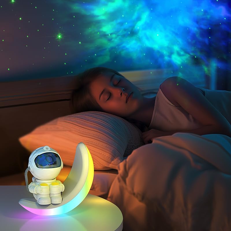Starry Space Night Light with Timer & Remote - Perfect Gift!