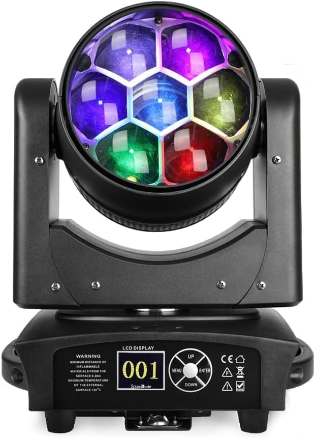 Betopper 7x40W Moving Head DJ Light for Dynamic Stage Effects