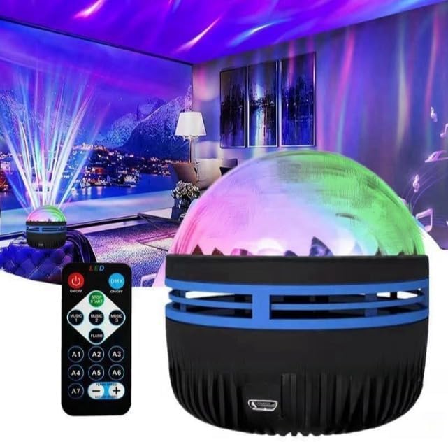 Northern Lights & Ocean Wave Projector: Remote-Controlled Night Light