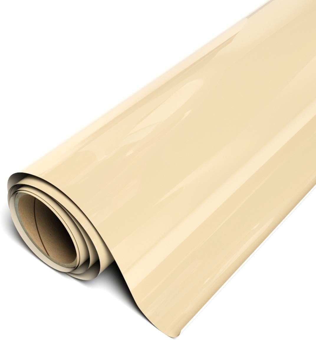Siser EasyWeed Heat Transfer Vinyl Roll 11.8x6FT - Layerable for Pro Cutters - CPSIA Certified - Cream