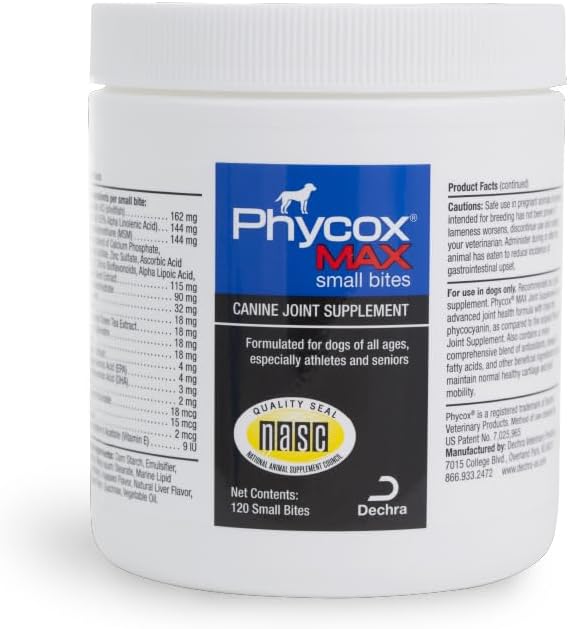 MAX Dog Joint Supplement Small Bites for Healthy Joints