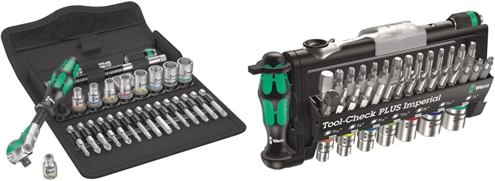 Wera 8100 SA 6 Zyklop Metric Speed Ratchet Set, 28 Piece
