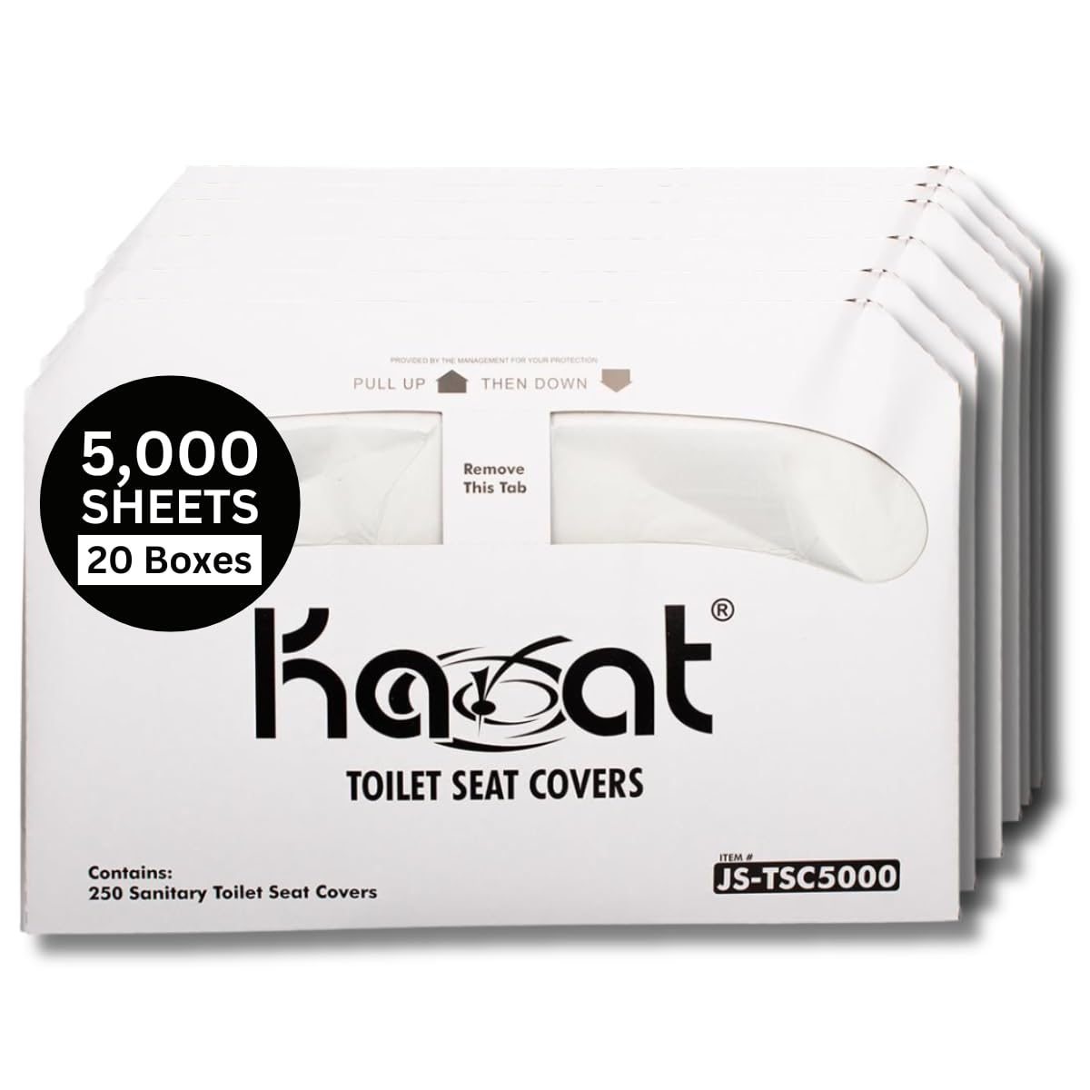 Karat Disposable Toilet Seat Covers for Hygiene and Cleanliness