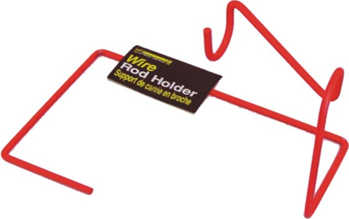 HT Enterprise Blaze Orange Wire Rod Holder - Organize with Style!