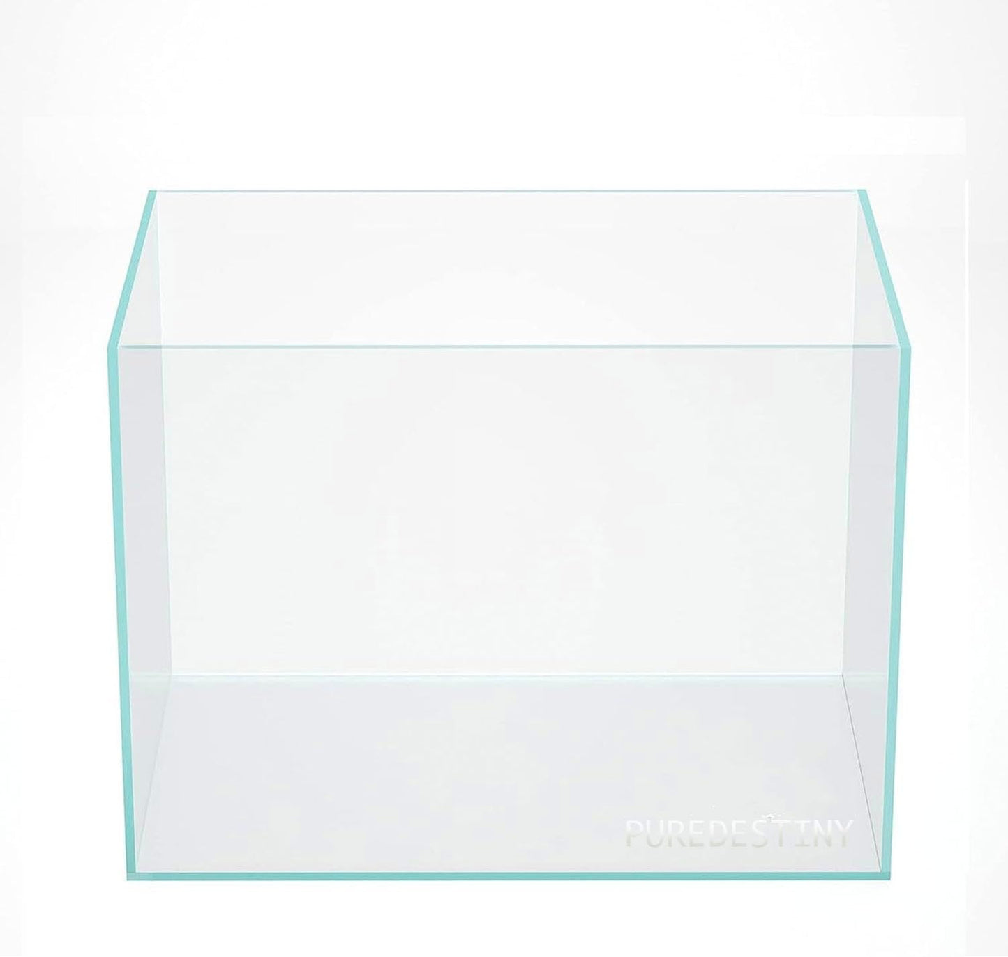 15.6 Gallon Cube Rimless Low Iron Aquarium Tank for Aquascaping