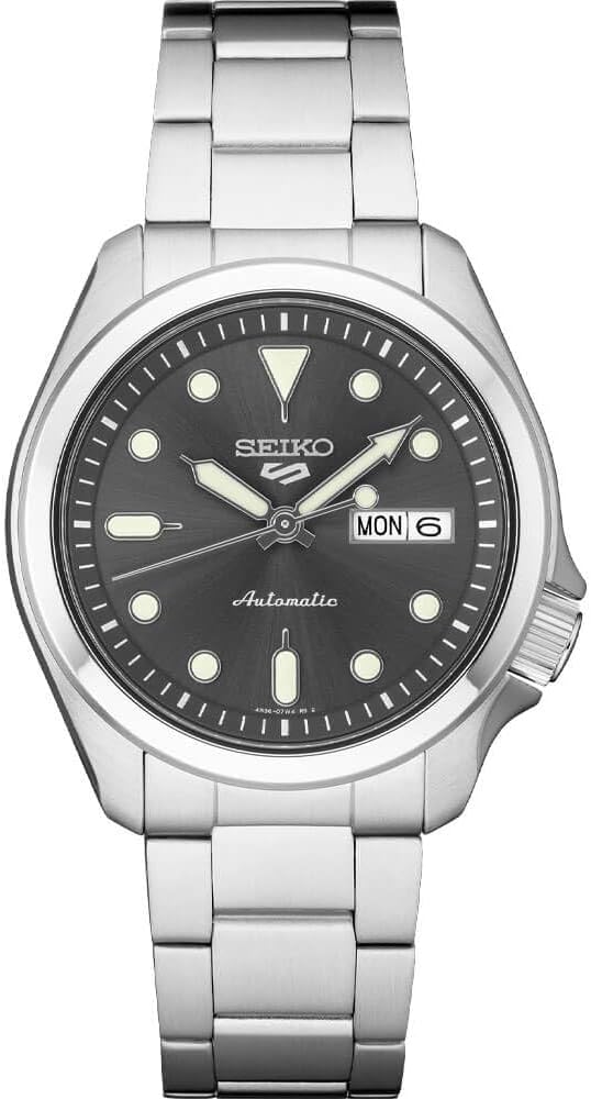 SEIKO Automatic Watch for Men - 5 Sports with Day/Date Feature