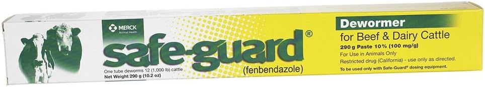 Merck Animal Health Safe Guard Beef Dairy Cattle Dewormer Paste