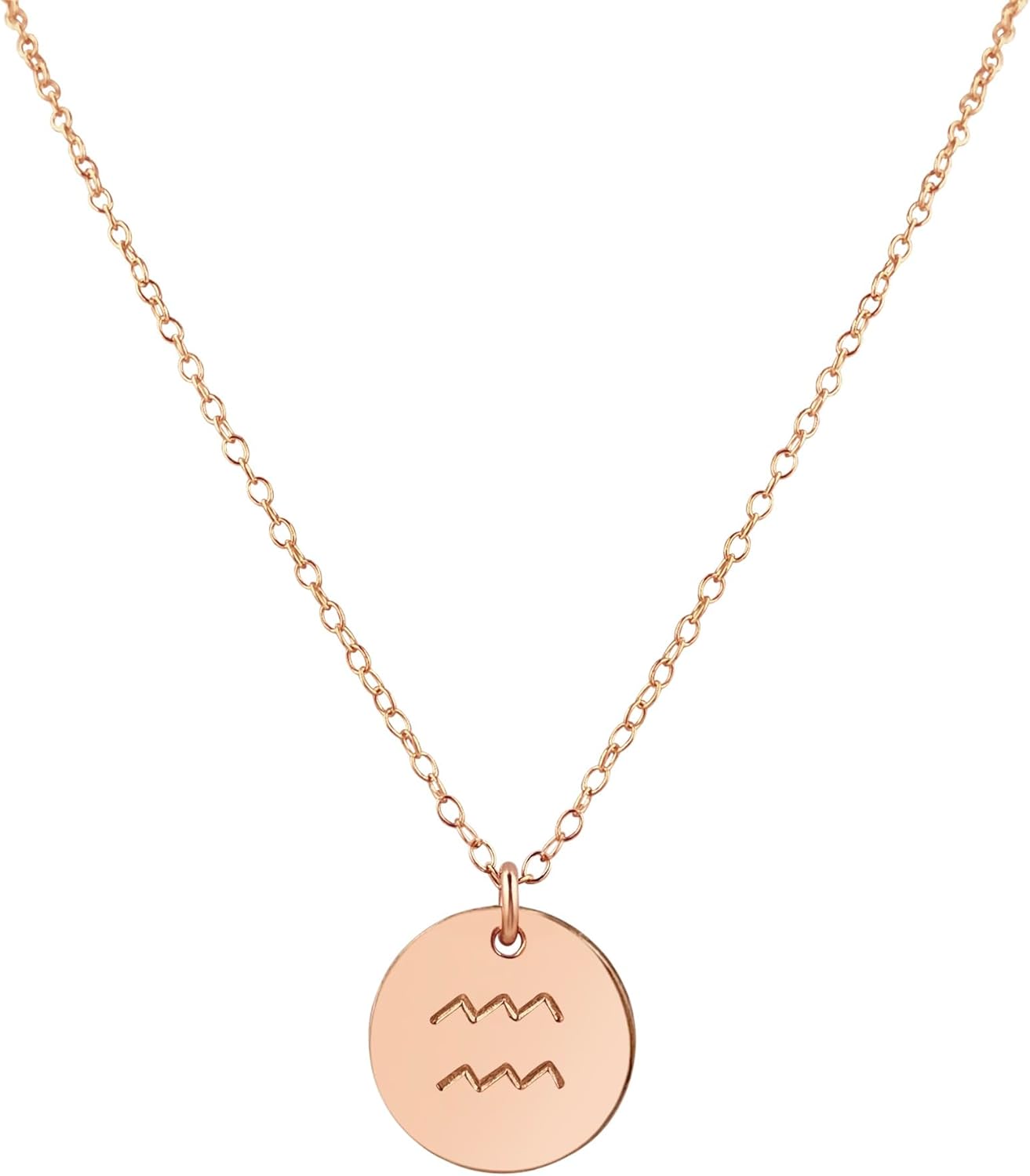 Handmade Zodiac Charm Necklace in Sterling Silver and Gold