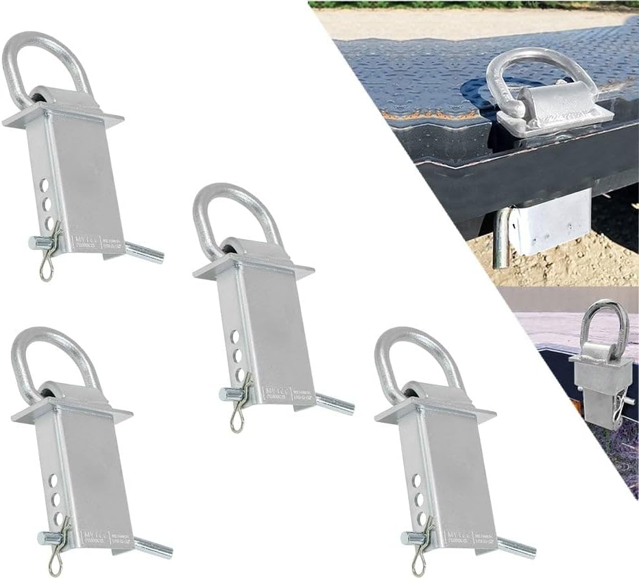 Heavy Duty Adjustable Trailer Stake Pocket D Ring for Trucks