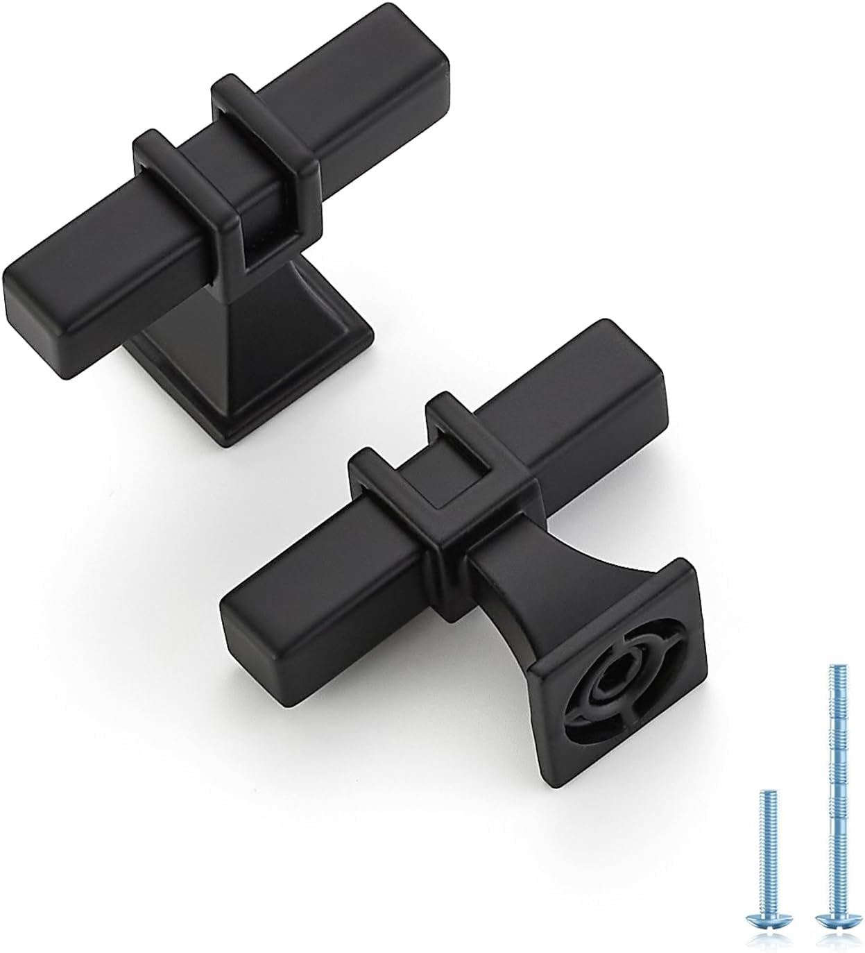 25 Pack 2 inch Black Cabinet Handles for Kitchen and Bathroom