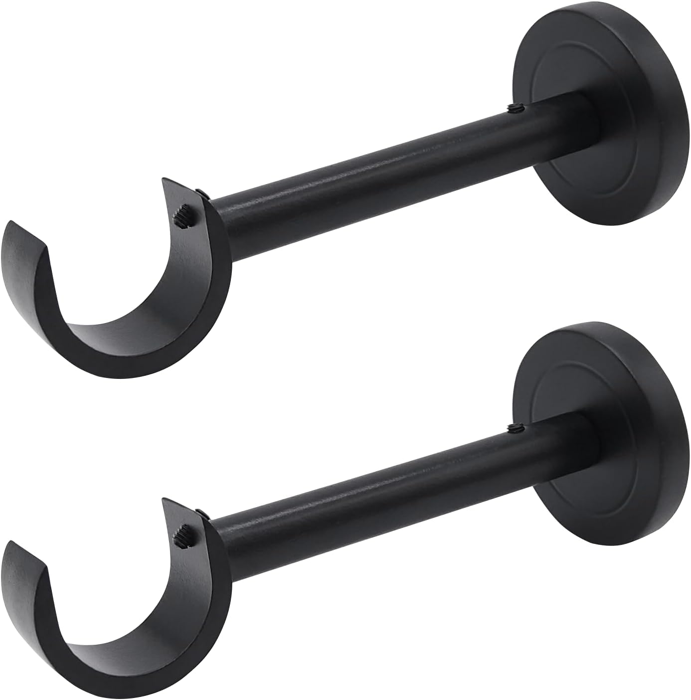 Heavy Duty Curtain Rod Holders - Easy Installation Set