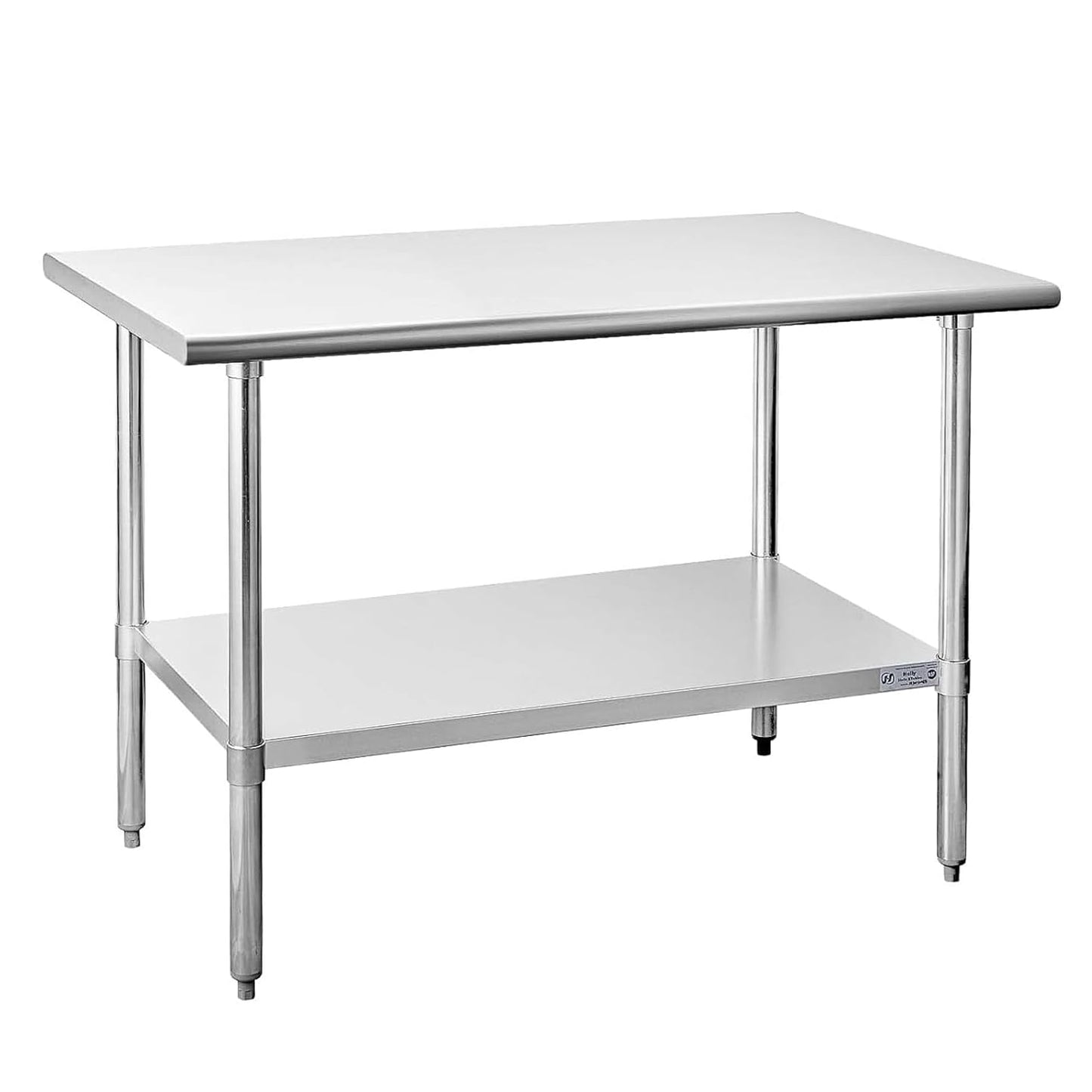 Hally Stainless Steel Table for Prep & Work 30 x 48 Inches