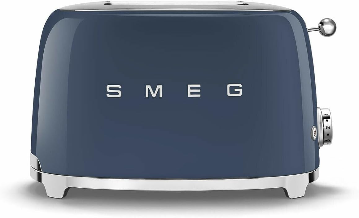 SMEG 2 Slice Toaster with 6 Browning Levels and Defrost Function