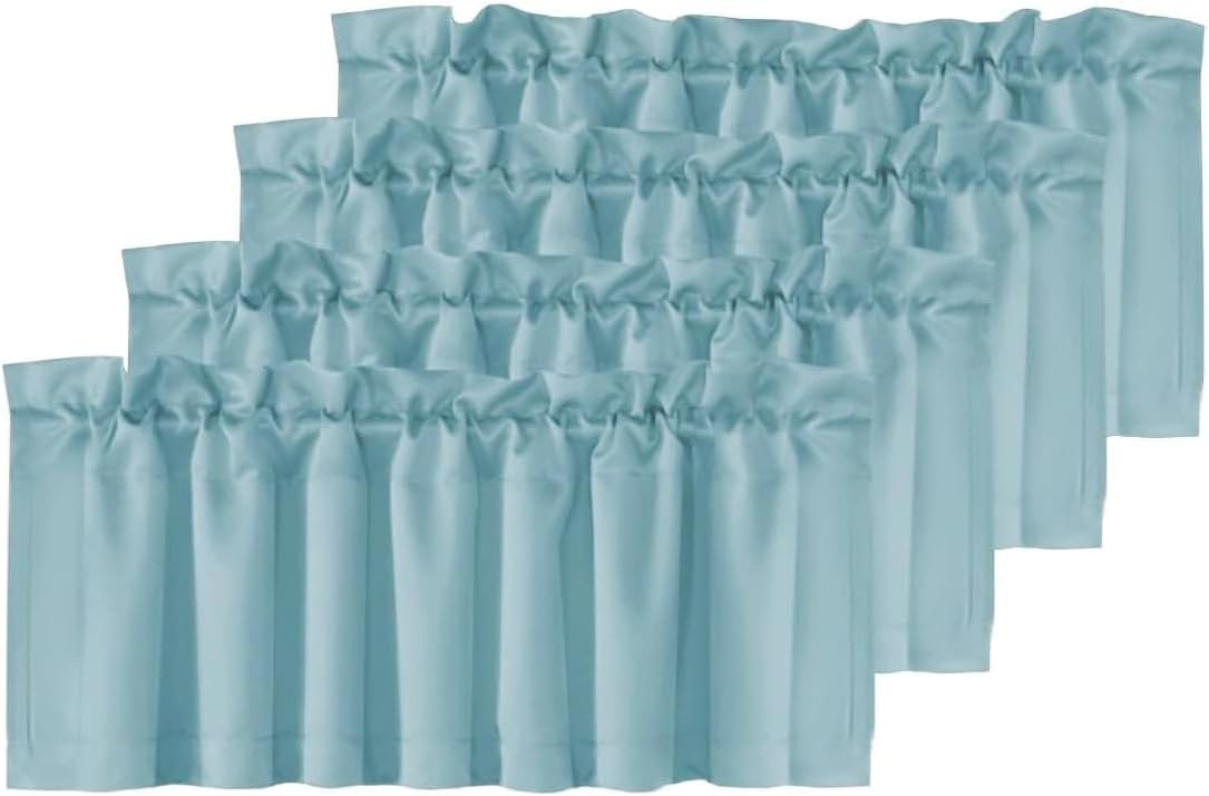 H.VERSAILTEX Blackout Curtain Valances for Stylish Windows