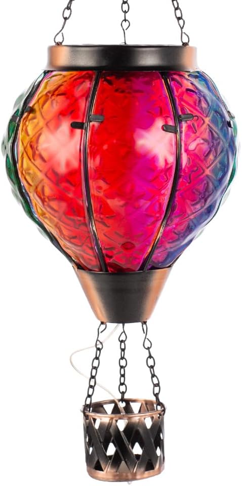 Hot Air Balloon Solar Lanterns for Outdoor Garden Decor