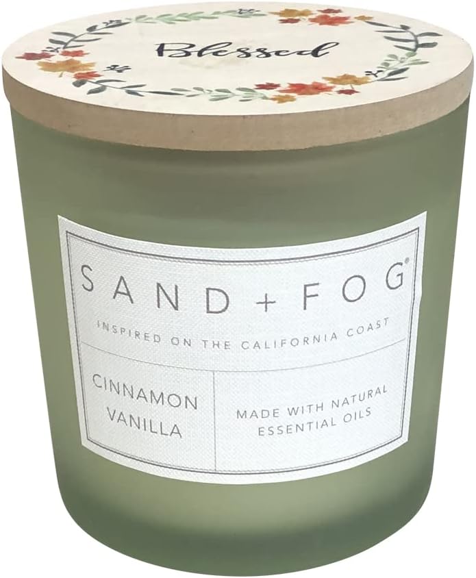 Cinnamon Vanilla Scented Candles - Luxury Home Decor 21 oz