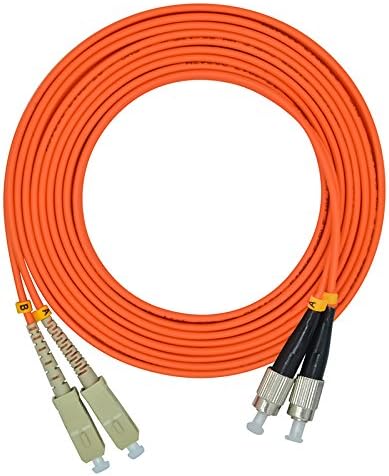 50M SC to FC Duplex Multimode Fiber Optic Cable Jumper