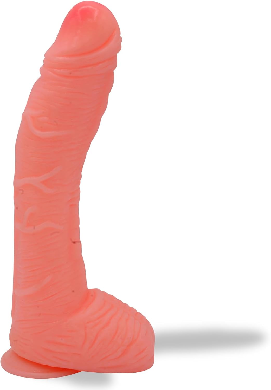 LeLuv Dildo Big Bent 10 Inch Realistic Suction Cup Thick Veiny