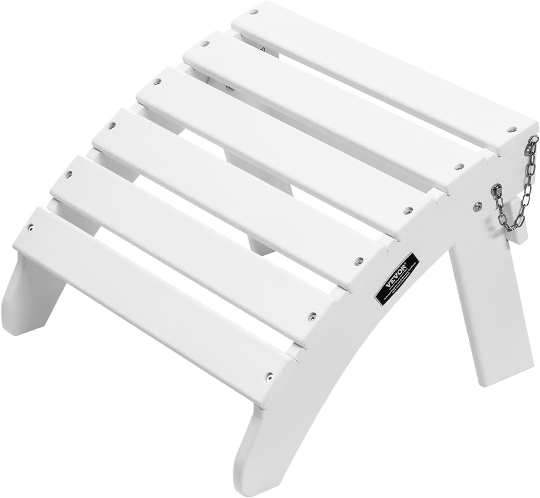 VEVOR Adirondack Ottoman - Durable Folding Foot Rest for Outdoors