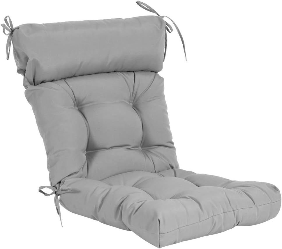 QILLOWAY High Back Chair Cushion for Indoor and Outdoor Use