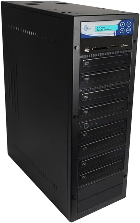 Spartan Media Mirror Flash Memory to Disc Duplicator for 7 Discs