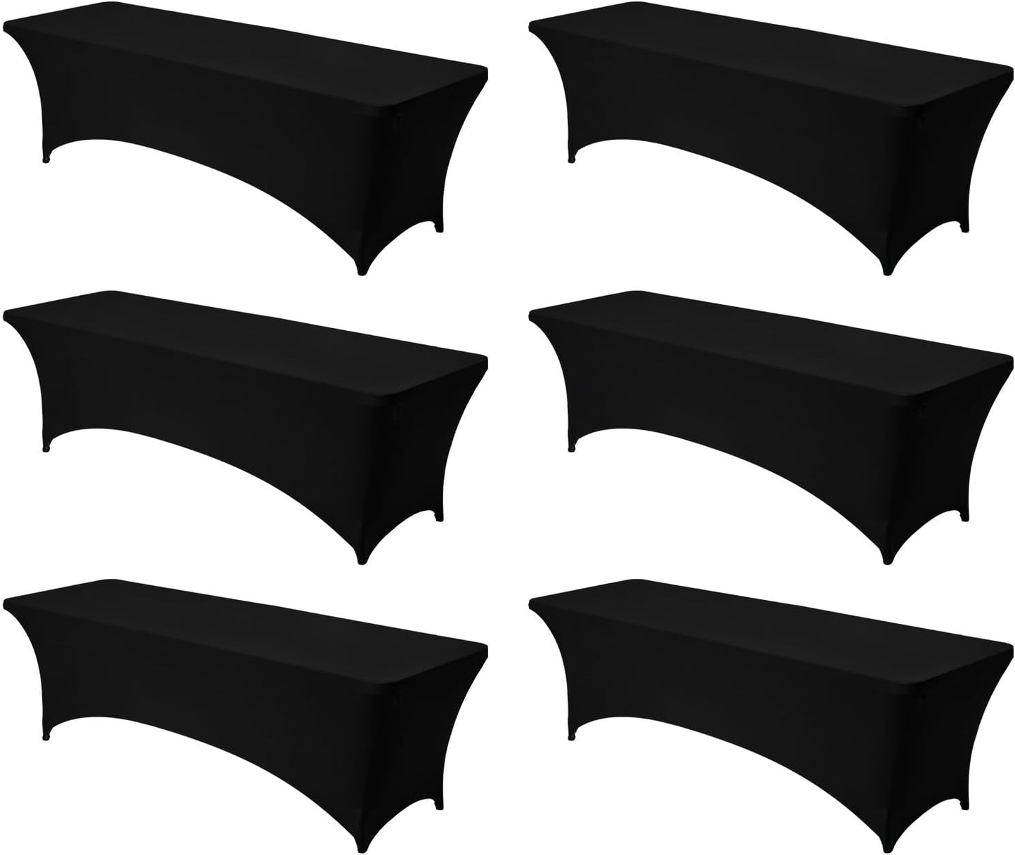 VEVOR 6 Pack Table Cloth for 8FT Rectangular Events