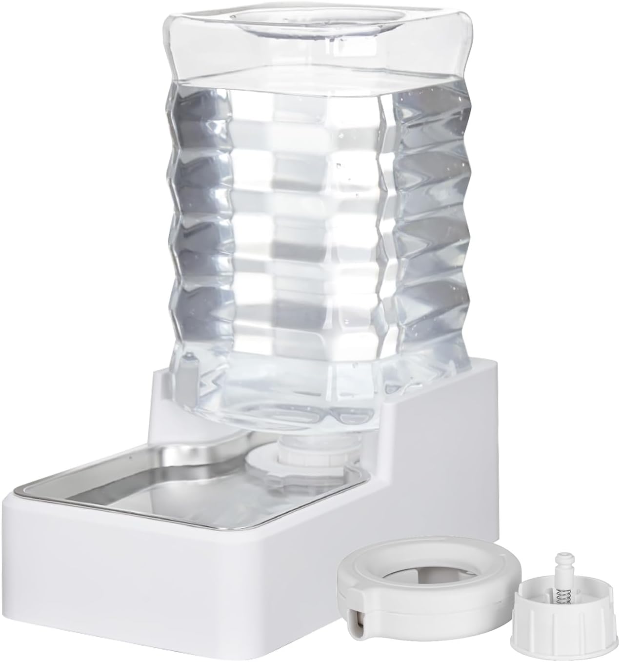 Dog Cat Water Dispenser: 8L Gravity Feeder for Pets
