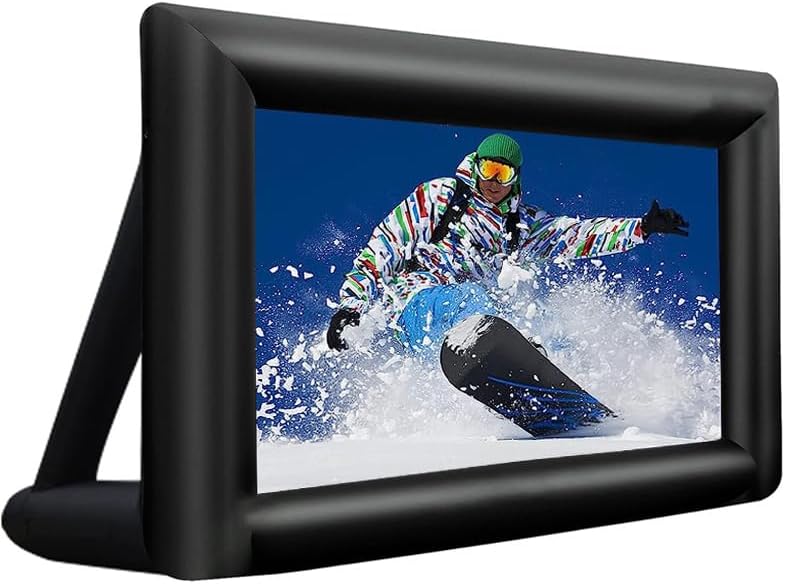 Portable Outdoor Movie Screen - Front/Rear Projection, Easy Setup for Movie Nights!