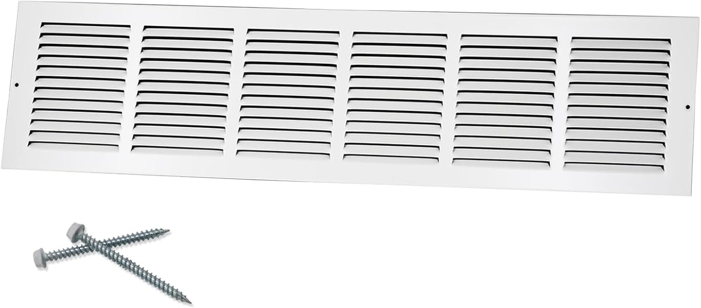 30in x 6in Steel Return Air Grille for Efficient Ventilation
