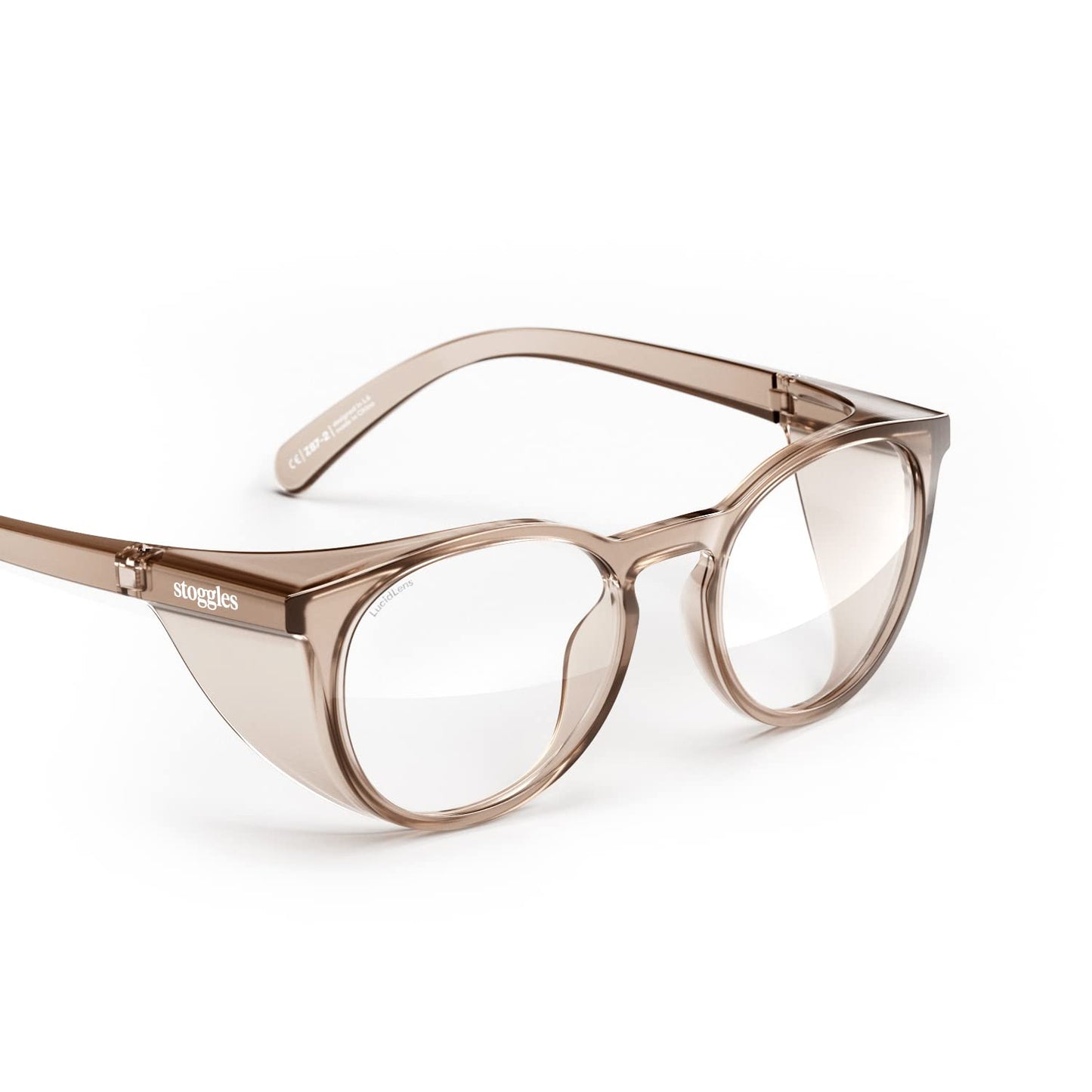 Stoggles Round Z87.1 Certified Safety Glasses for Eye Protection