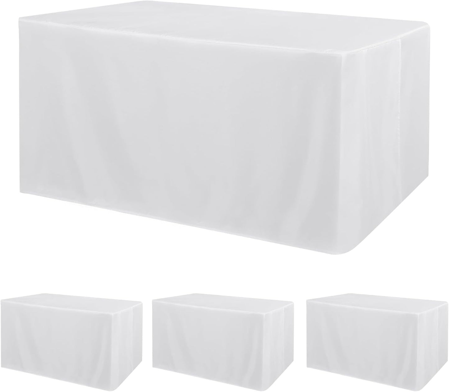 Obstal 4 Pack Table Covers for 8 Foot Rectangle Tables