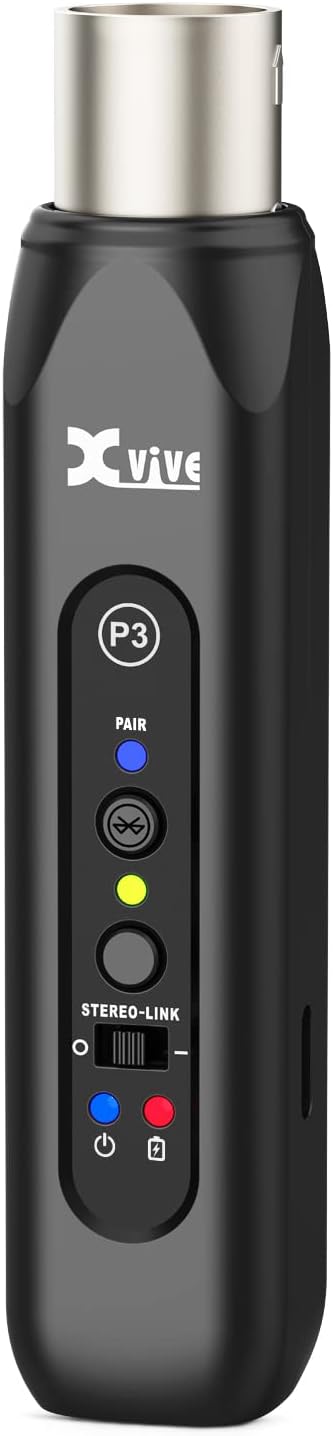 Xvive P3 Wireless XLR Bluetooth Receiver - Streamlined Audio Connectivity