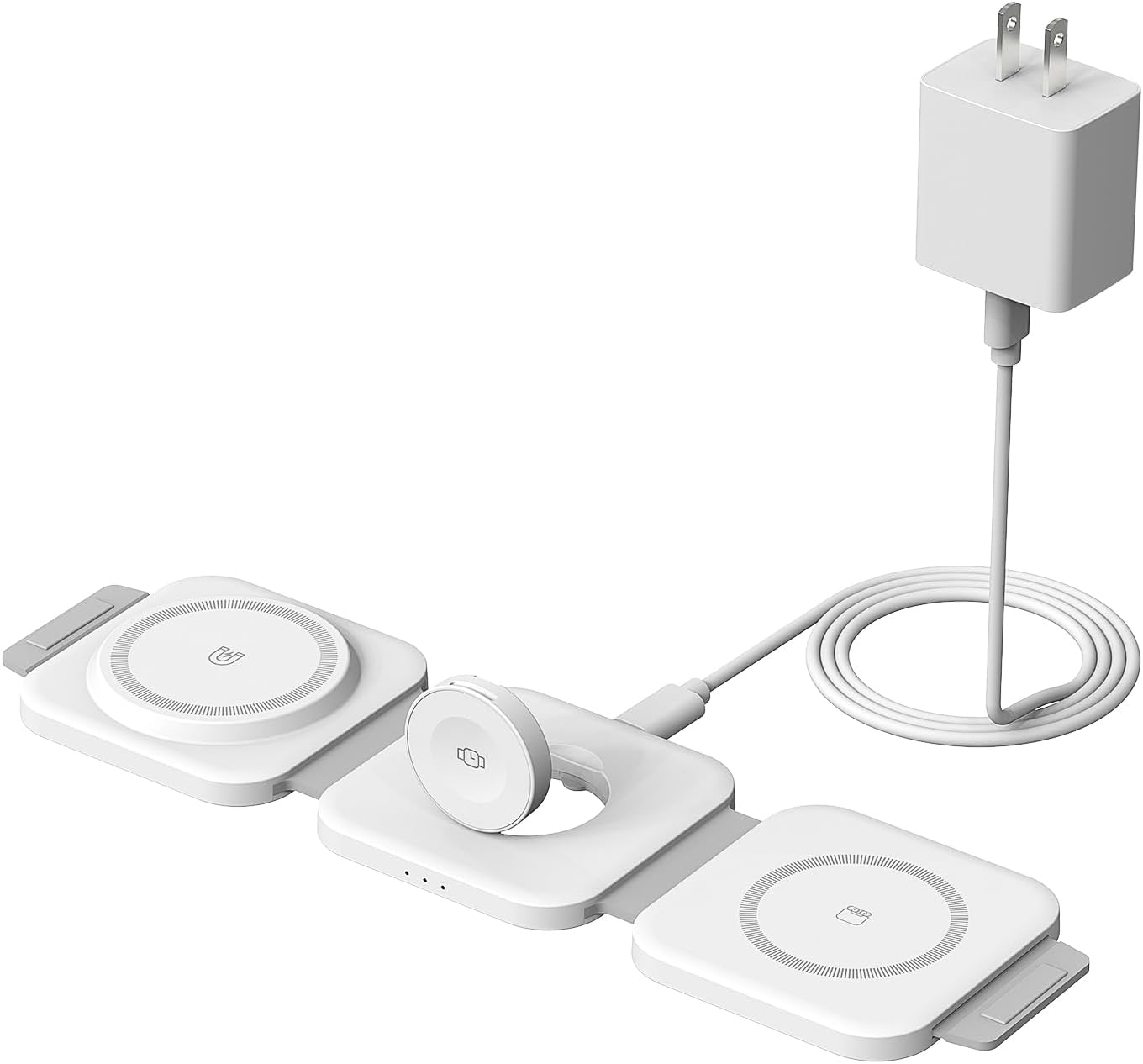 3-in-1 Foldable Wireless Charger - Travel Essential!
