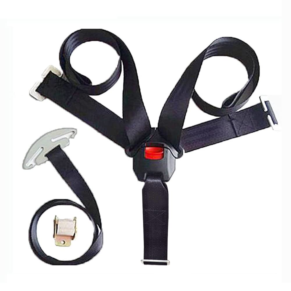 Universal Baby Highchair Stroller 5pt Harness with Locking Buckle