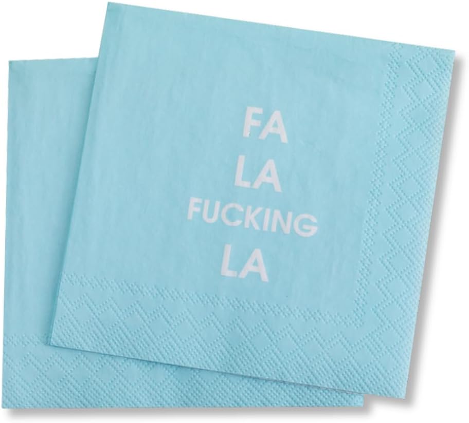 Festive Humor Cocktail Napkins, 20-Pack ~ Holiday Party Supplies