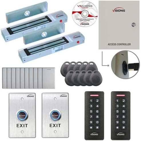 Visionis FPC-7278 Two Door Access Control System for Outswing Doors