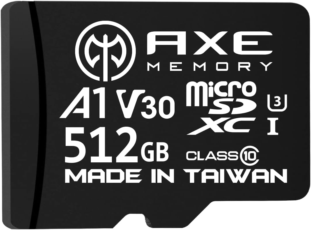 High-Speed 512GB MicroSDXC for 4K Video