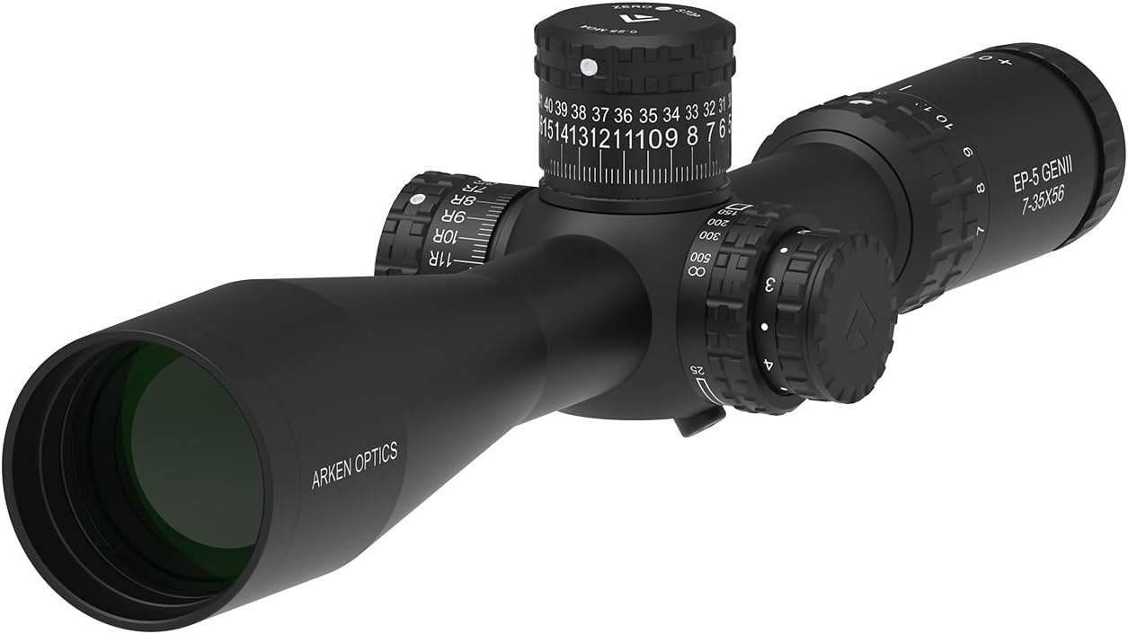 Arken Optics EP5 Gen 2 7-35x56 FFP Long Range Rifle Scope