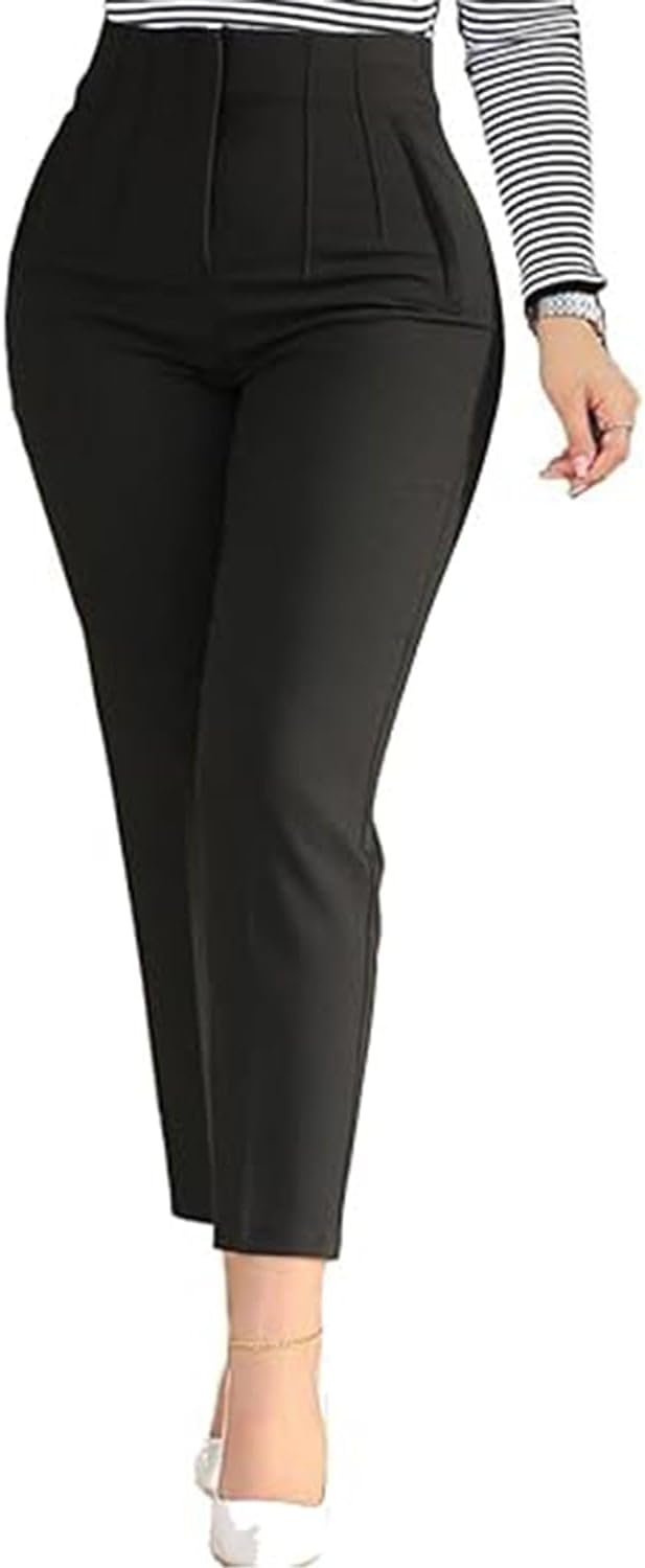 Womens High Waisted Pants for Trendy Business Casual Style