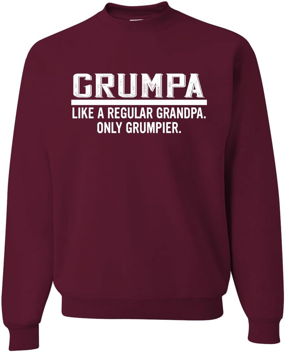 Grumpa Like A Regular Grandpa Only Grumpier Funny Sweatshirt