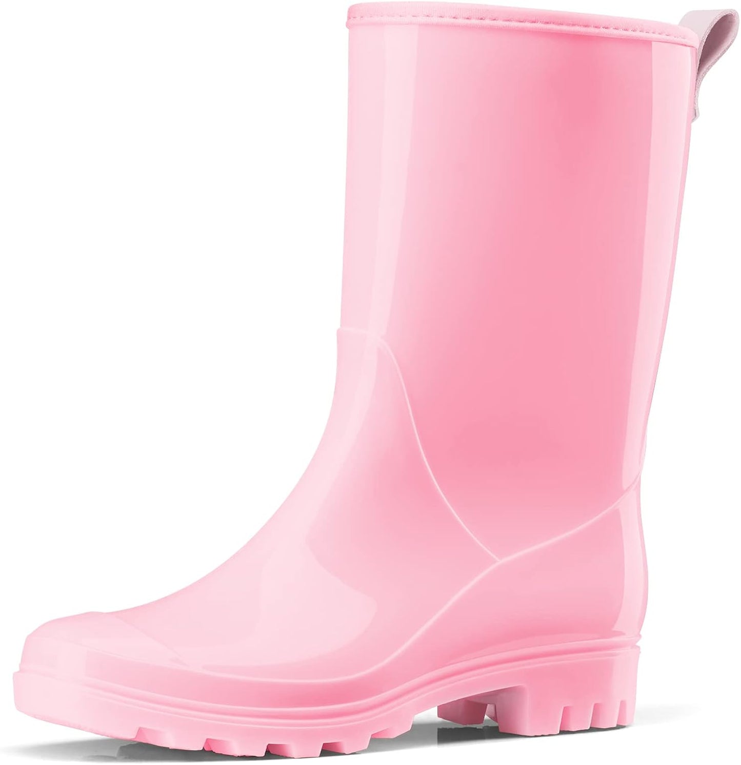 HISEA Women's Mid Calf Rain Boots - Stylish Waterproof Garden Shoes