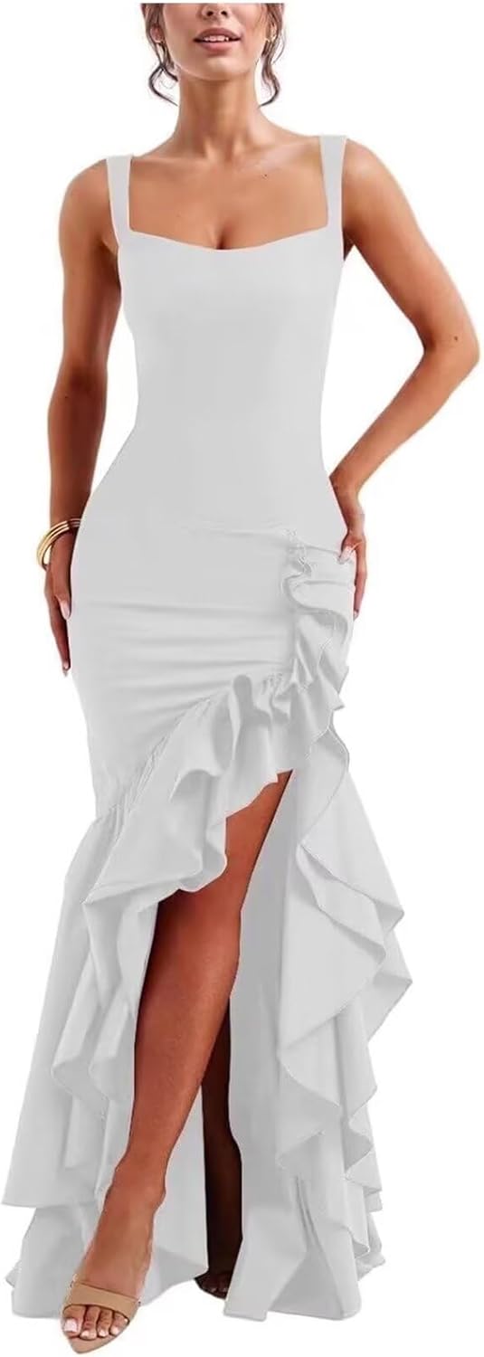 2025 Mermaid Prom Dress - Flattering Square Neckline!