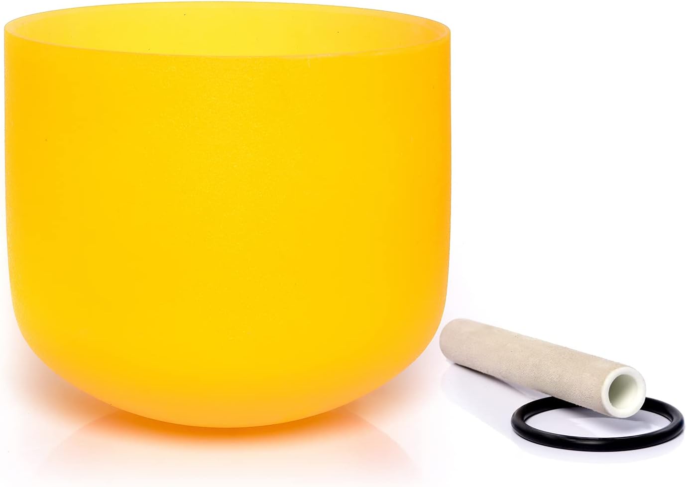 TERRITORY E Note Solar Plexus Chakra Yellow Quartz Singing Bowl