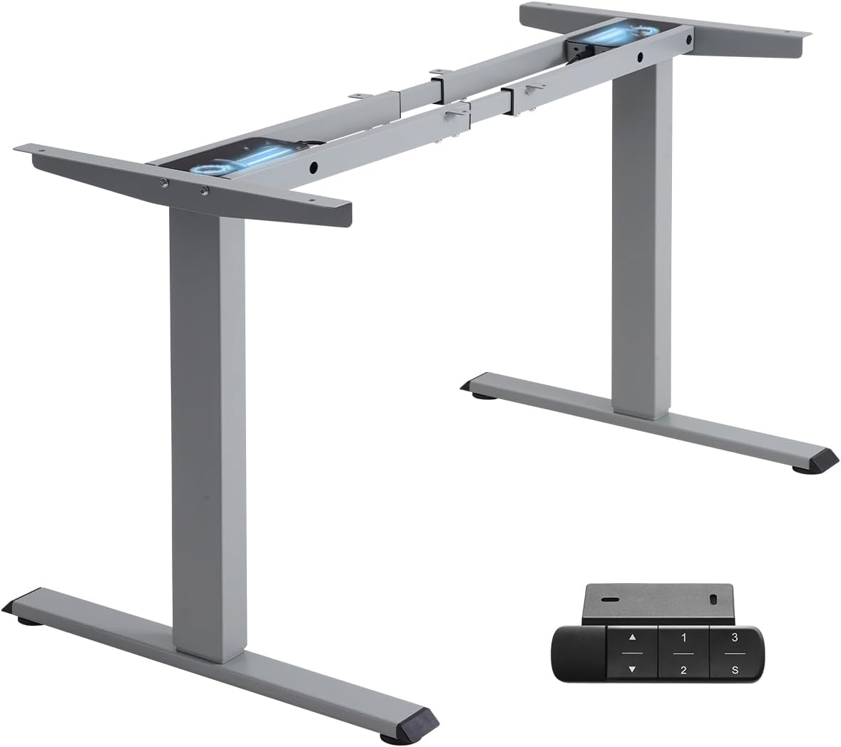 TOPSKY Dual Motor Electric Adjustable Standing Desk for Home Office